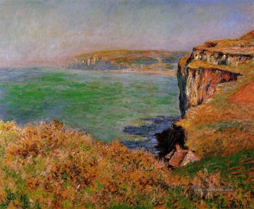  Monet Malerei - Die Klippe bei Varengeville Claude Monet